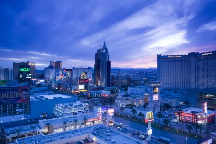 Framed Print : USA, Nevada, Las Vegas, The Strip, aerial view of New York, New York and casinos south Framed Print : USA, Nevada, Las Vegas, The Strip, aerial view of New York, New York and casinos south
