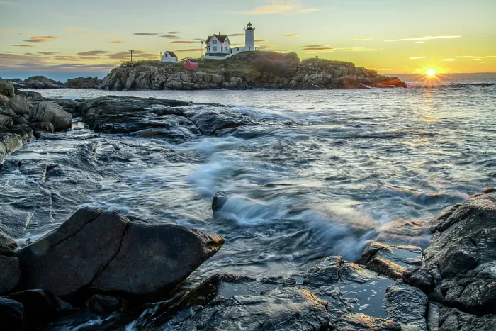 Framed Print : USA, New England, Maine, Cape Neddick, Nubble Lighthouse Framed Print : USA, New England, Maine, Cape Neddick, Nubble Lighthouse