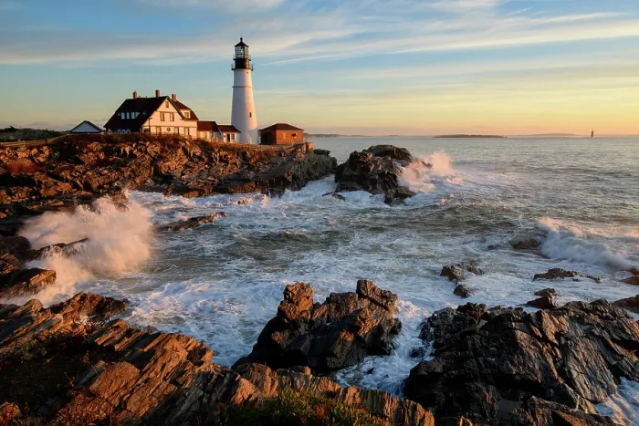 Framed Print : USA, New England, Maine, Fort Williams Park, Cape Elizabeth, Portland Head Light Framed Print : USA, New England, Maine, Fort Williams Park, Cape Elizabeth, Portland Head Light