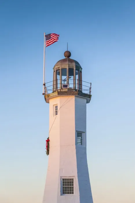 Framed Print : USA, New England, Massachusetts, Scituate, Scituate Lighthouse, sunset Framed Print : USA, New England, Massachusetts, Scituate, Scituate Lighthouse, sunset