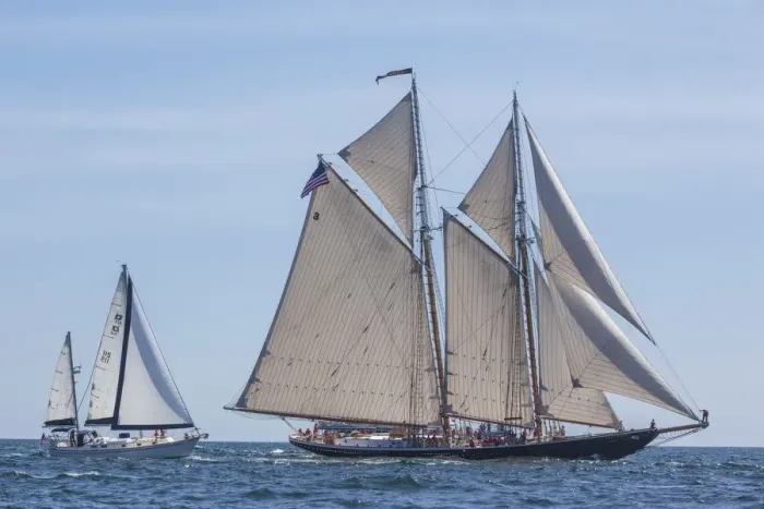 Framed Print : USA, New England, Massachusetts, Cape Ann, Gloucester, Gloucester Schooner Festival