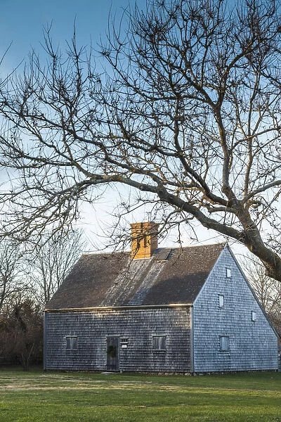 USA, New England, Massachusetts, Nantucket Island, Nantucket Town, Oldest House