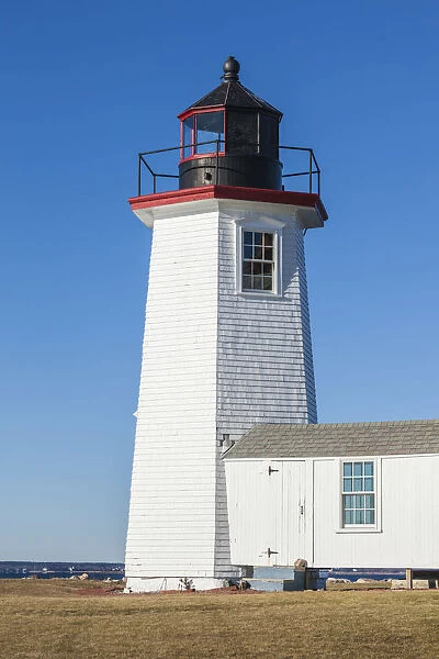USA, New England, Massachusetts, Cape Cod, Pocasset, Wings Neck Light lighthouse