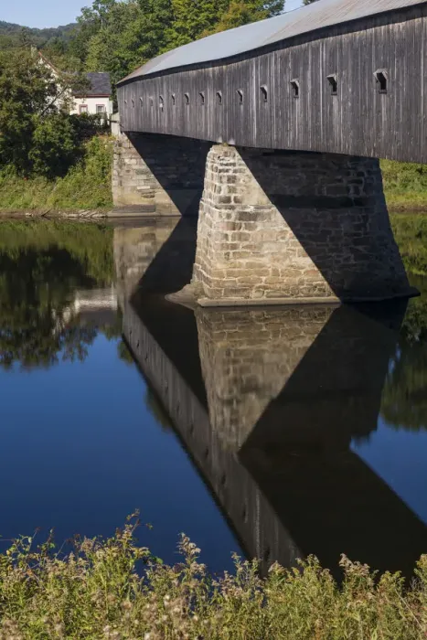 Framed Print : USA, New England, New Hampshire, Cornish, Cornish, NH-Windsor, VT Covered Bridge Framed Print : USA, New England, New Hampshire, Cornish, Cornish, NH-Windsor, VT Covered Bridge