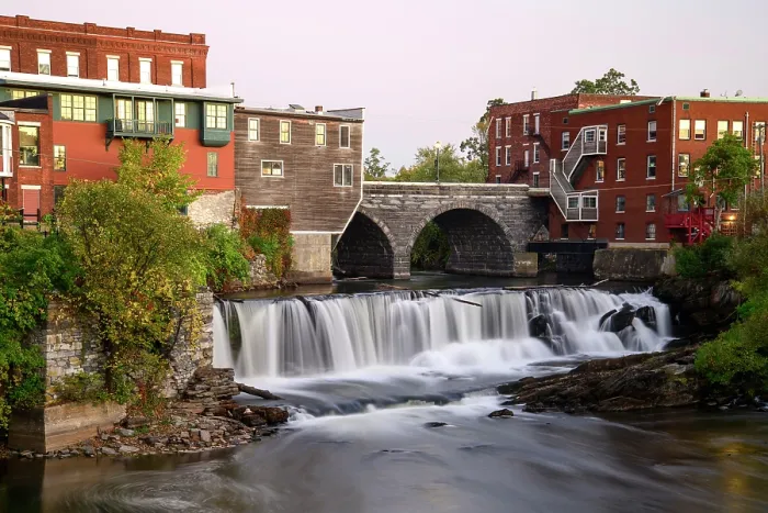 Framed Print : USA, New England, Vermont, Addison County, Middlebury, Otter Creek Falls Framed Print : USA, New England, Vermont, Addison County, Middlebury, Otter Creek Falls