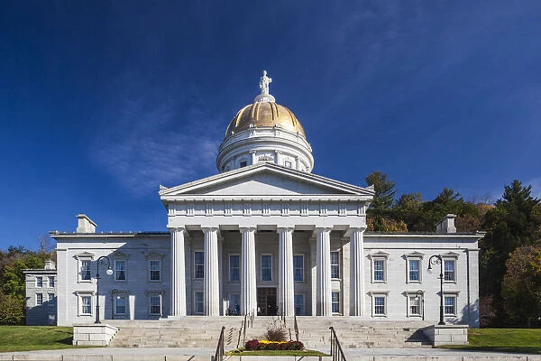 USA, New England, Vermont, Montpelier, Vermont State House