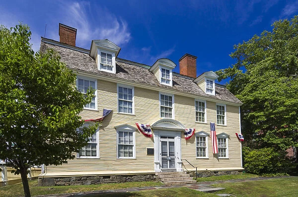 USA, New Hampshire, Portsmouth, John Paul Jones House, one time home of naval hero