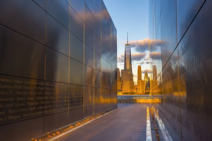 Framed Print : USA, New Jersey, Jersey City, Liberty State Park, Empty Sky memorial to new Jerseyans