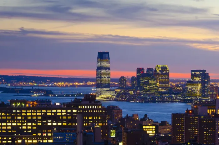 Framed Print : USA, New Jersey, Jersey City and New York, Manhattan, Midtown Framed Print : USA, New Jersey, Jersey City and New York, Manhattan, Midtown