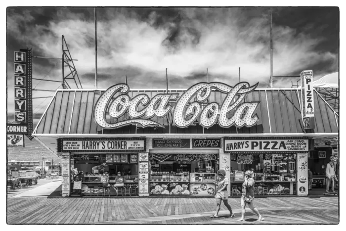 Framed Print : USA, New Jersey, The Jersey Shore, Wildwoods, Wildwoods Beach Boardwalk Framed Print : USA, New Jersey, The Jersey Shore, Wildwoods, Wildwoods Beach Boardwalk
