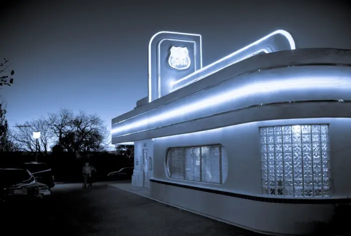 Framed Print : USA, New Mexico, Albuquerque, Route 66 Diner Framed Print : USA, New Mexico, Albuquerque, Route 66 Diner