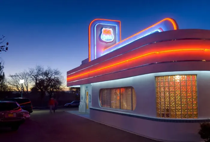 Framed Print : USA, New Mexico, Albuquerque, Route 66 Diner Framed Print : USA, New Mexico, Albuquerque, Route 66 Diner