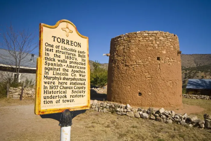 Framed Print : USA, New Mexico, Lincoln. The Torreon. Originally used defensively against the Apaches Framed Print : USA, New Mexico, Lincoln. The Torreon. Originally used defensively against the Apaches