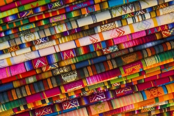 USA, New Mexico, Santa Fe, Colourful clothes