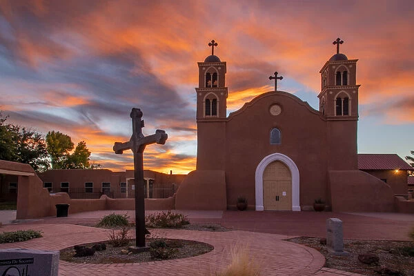 USA, New Mexico, Socorro, San Miguel, Catholic church
