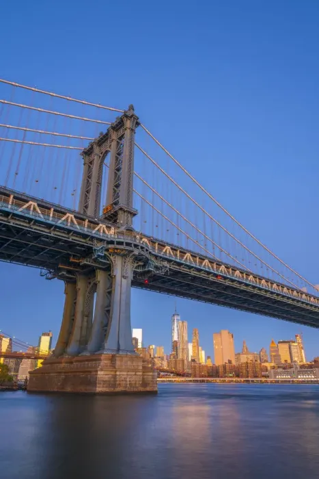 Framed Print : USA, New York, Brooklyn, Manhattan Bridge and Lower Manhattan Skyline Framed Print : USA, New York, Brooklyn, Manhattan Bridge and Lower Manhattan Skyline