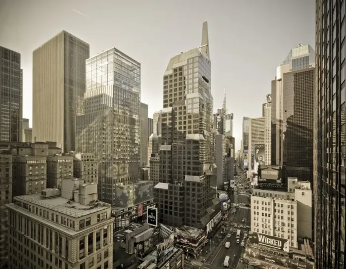 Framed Print : USA, New York City, Manhattan, Broadway looking towards Times Square Framed Print : USA, New York City, Manhattan, Broadway looking towards Times Square