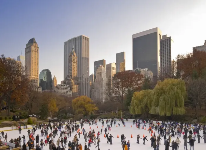 Framed Print : USA, New York City, Manhattan, Central Park, Wollman Icerink Framed Print : USA, New York City, Manhattan, Central Park, Wollman Icerink