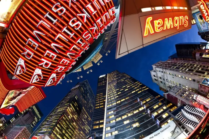 Framed Print : USA, New York City, Manhattan, Times Square, Neon lights of 42nd Street Framed Print : USA, New York City, Manhattan, Times Square, Neon lights of 42nd Street