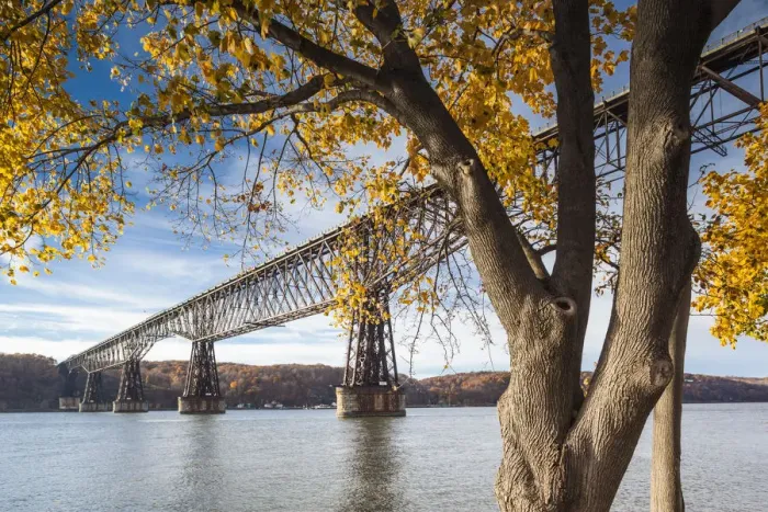 Framed Print : USA, New York, Hudson Valley, Poughkeepsee, Walkway Over The Hudson, pedestrian walkway Framed Print : USA, New York, Hudson Valley, Poughkeepsee, Walkway Over The Hudson, pedestrian walkway
