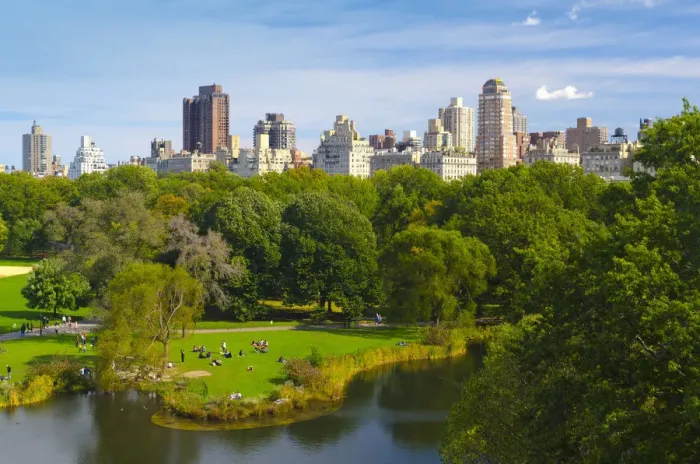 Framed Print : USA, New York, Manhattan, Central Park, Belvedere Lake Framed Print : USA, New York, Manhattan, Central Park, Belvedere Lake