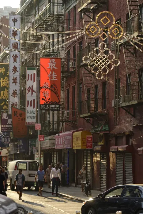 Framed Print : USA, New York, Manhattan, Chinatown Framed Print : USA, New York, Manhattan, Chinatown