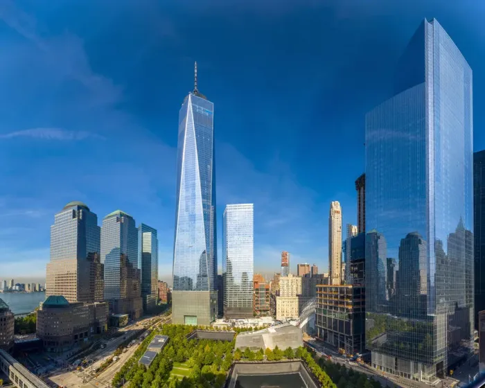Framed Print : USA, New York, Manhattan, Downtown, World Trade Center, Freedom Tower or One World Framed Print : USA, New York, Manhattan, Downtown, World Trade Center, Freedom Tower or One World