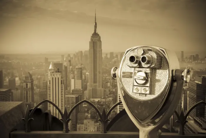 Framed Print : USA, New York, Manhattan, Empire State Building and Midtown from Top of the Rock Framed Print : USA, New York, Manhattan, Empire State Building and Midtown from Top of the Rock