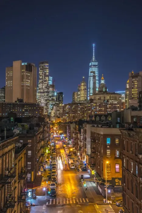 Framed Print : USA, New York, Manhattan, Lower Manhattan, Chinatown, Madison Street, Freedom Tower Framed Print : USA, New York, Manhattan, Lower Manhattan, Chinatown, Madison Street, Freedom Tower