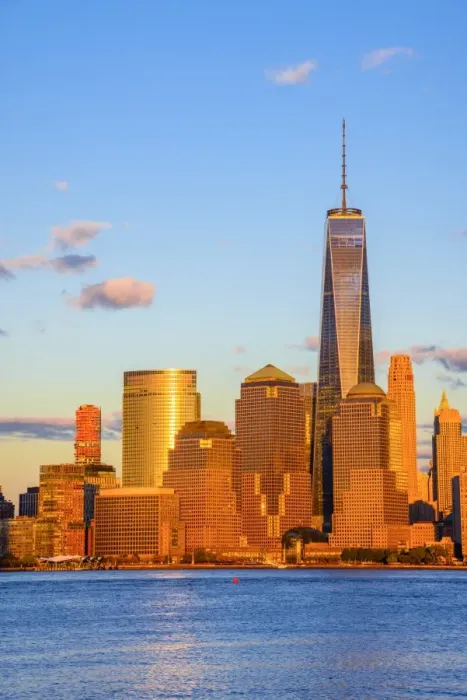 Framed Print : USA, New York, Manhattan, Lower Manhattan and World Trade Center, Freedom Tower Framed Print : USA, New York, Manhattan, Lower Manhattan and World Trade Center, Freedom Tower