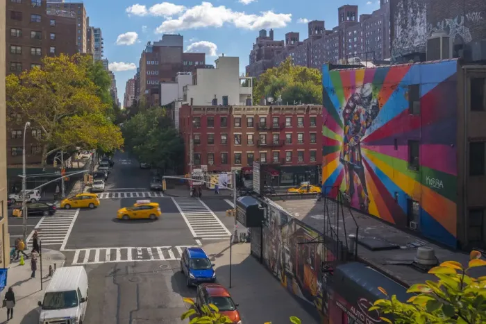 Framed Print : USA, New York, Manhattan, Midtown, 10th Avenue and 25th Street, Eduardo Kobra s Framed Print : USA, New York, Manhattan, Midtown, 10th Avenue and 25th Street, Eduardo Kobra s