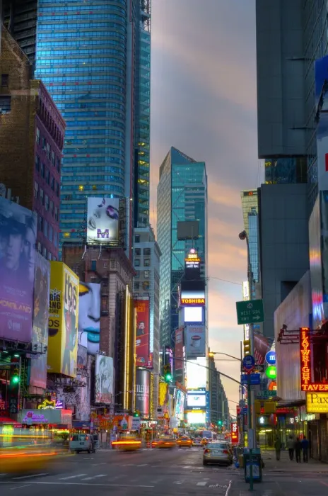 Framed Print : USA, New York, Manhattan, Midtown, 7th Avenue