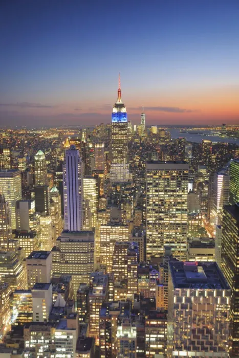 Framed Print : USA, New York, Manhattan, Top of the Rock Observatory, Midtown Manhattan and Empire Framed Print : USA, New York, Manhattan, Top of the Rock Observatory, Midtown Manhattan and Empire