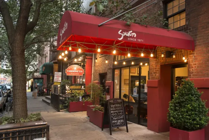 Framed Print : USA, New York, Manhattan, Souen restaurant at East Village Framed Print : USA, New York, Manhattan, Souen restaurant at East Village