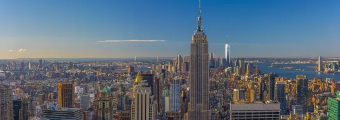 Framed Print : USA, New York, Midtown and Lower Manhattan, Empire State Building and Freedom Tower Framed Print : USA, New York, Midtown and Lower Manhattan, Empire State Building and Freedom Tower