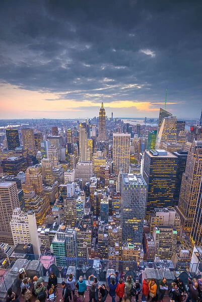 USA, New York, Midtown and Lower Manhattan, Empire State Building