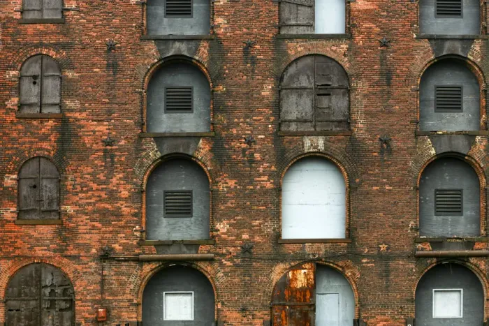 Framed Print : USA, New York, New York City, brick warehouses in Brooklyn Framed Print : USA, New York, New York City, brick warehouses in Brooklyn