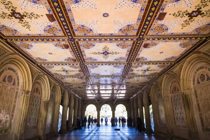 Framed Print : USA, New York, New York City, Central Park, Bethesda Terrace Framed Print : USA, New York, New York City, Central Park, Bethesda Terrace