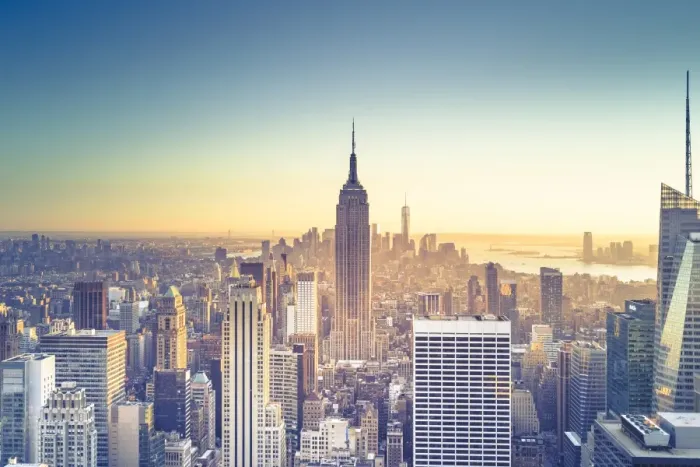 Framed Print : USA, New York, New York City, Empire State Building and Midtown Manhattan Skyline Framed Print : USA, New York, New York City, Empire State Building and Midtown Manhattan Skyline