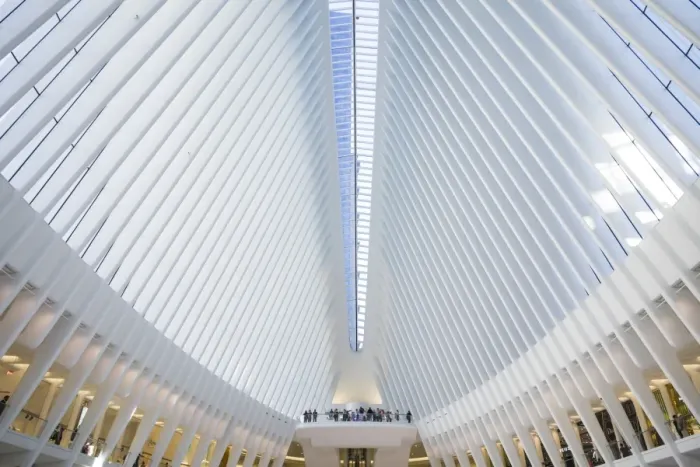 Framed Print : USA, New York, New York City, Lower Manhattan, The Oculus, World Trade Center PATH train station Framed Print : USA, New York, New York City, Lower Manhattan, The Oculus, World Trade Center PATH train station