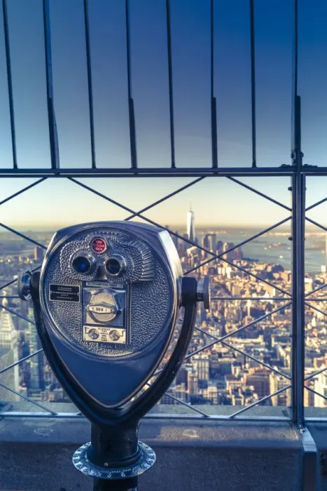 Framed Print : USA, New York, New York City, Manhattan, Empire State Building Observatory