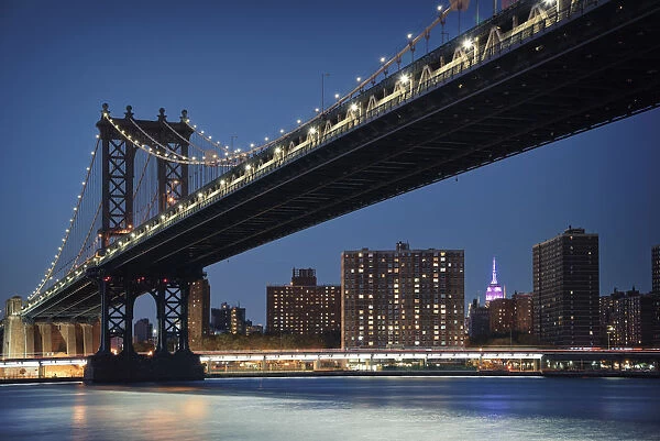 USA, New York, New York City, Manhattan Bridge