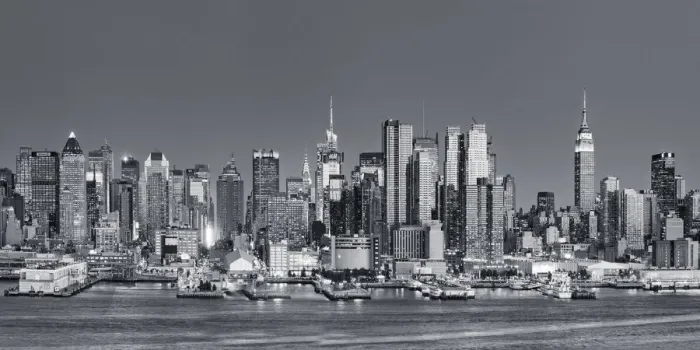 Framed Print : USA, New York, New York City, Manhattan Skyline from New Jersey Framed Print : USA, New York, New York City, Manhattan Skyline from New Jersey