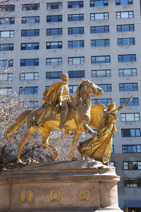 Framed Print : USA, New York, New York City, William Tecumseh Sherman monument by Augustus Saint-Gaudens Framed Print : USA, New York, New York City, William Tecumseh Sherman monument by Augustus Saint-Gaudens