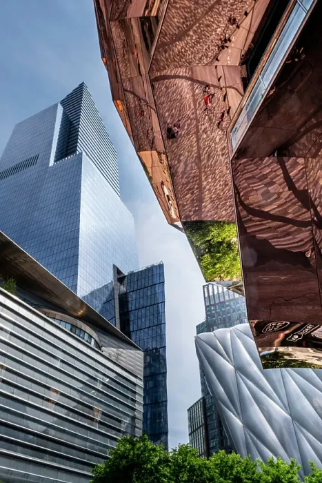 Framed Print : USA, New York, NYC, new Hudson Yards development, The Vessel by British architect Thomas Heatherwick