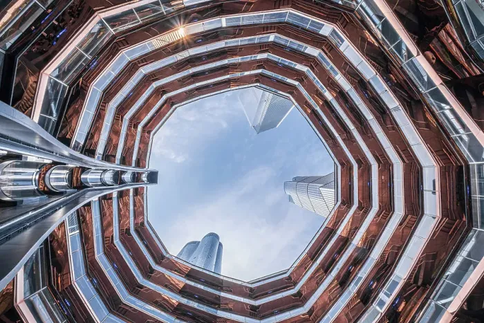 Framed Print : USA, New York, NYC, new Hudson Yards development, The Vessel by British architect Thomas Heatherwick Framed Print : USA, New York, NYC, new Hudson Yards development, The Vessel by British architect Thomas Heatherwick