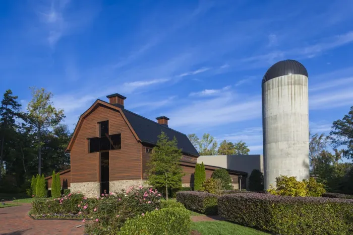 Framed Print : USA, North Carolina, Charlotte, The Billy Graham Library, library and chapel by Framed Print : USA, North Carolina, Charlotte, The Billy Graham Library, library and chapel by