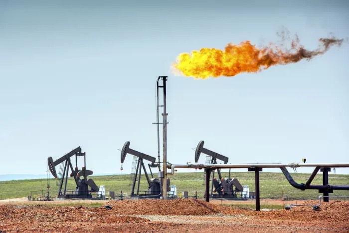 Framed Print : USA, North Dakota, Killdeer, Oil Well, Yellow Flame Is Flaring And is Disposing Natural Framed Print : USA, North Dakota, Killdeer, Oil Well, Yellow Flame Is Flaring And is Disposing Natural