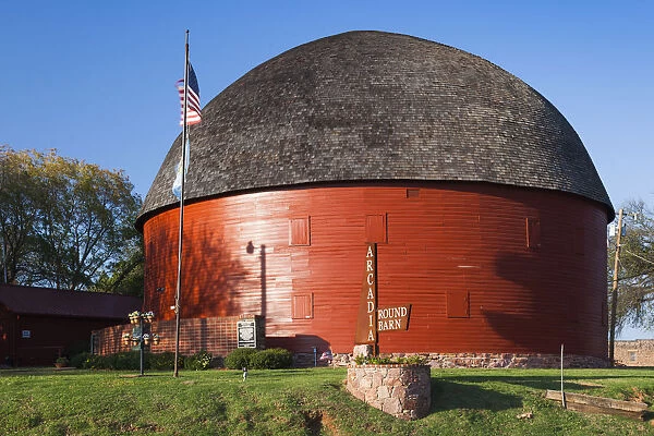 USA, Oklahoma, Arcadia, The Round Barn