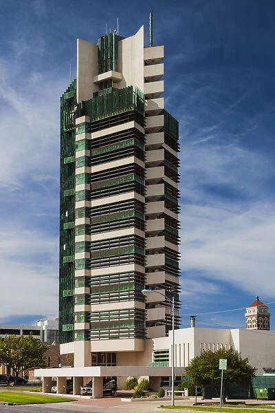 USA, Oklahoma, Bartlesville, Price Tower, only skyscraper designed by Frank Lloyd Wright